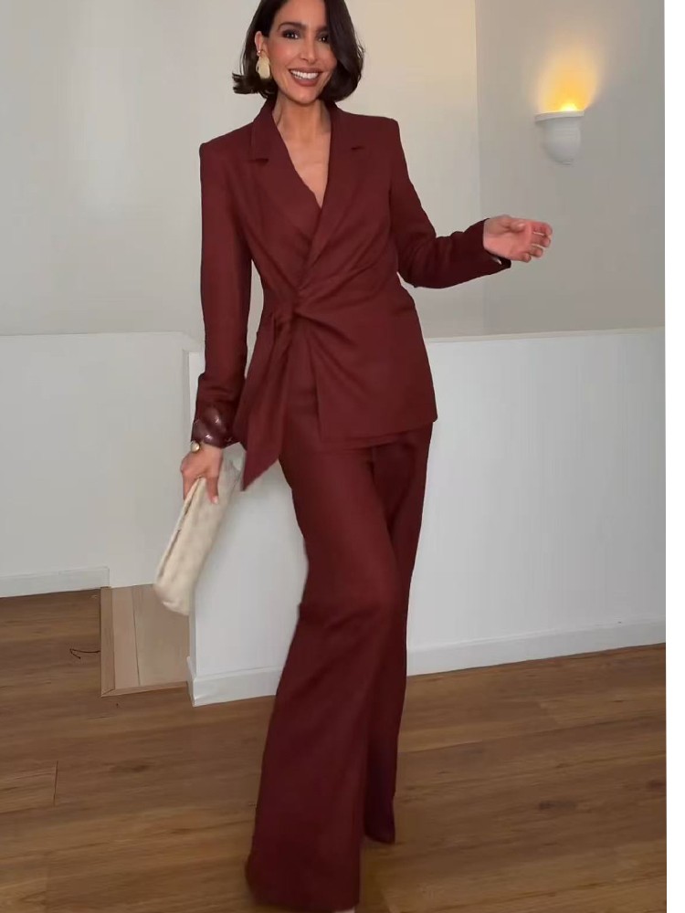 Women Formal Wear Pants - Completo elegante da ufficio per donna,