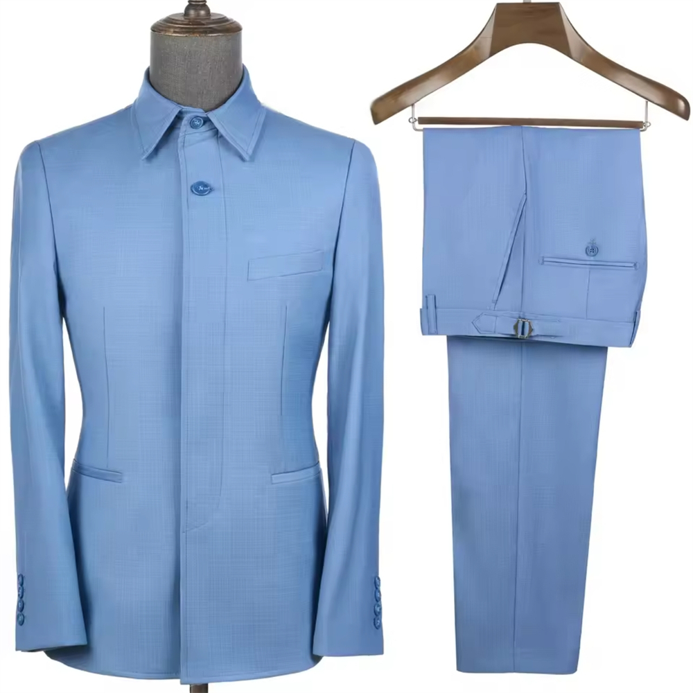Tailored Coat Wool - Abiti Safari su Misura per Uomo,