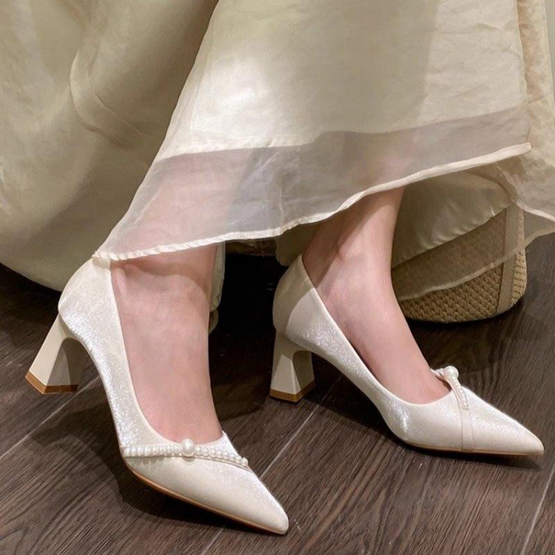 Women Formal Wear For Summer - Eleganti Scarpe con Tacco a Blocco