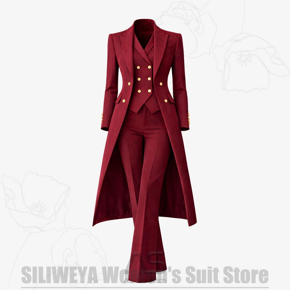 Women Formal Wear Pants - Completo da Donna 3 Pezzi: Giacca