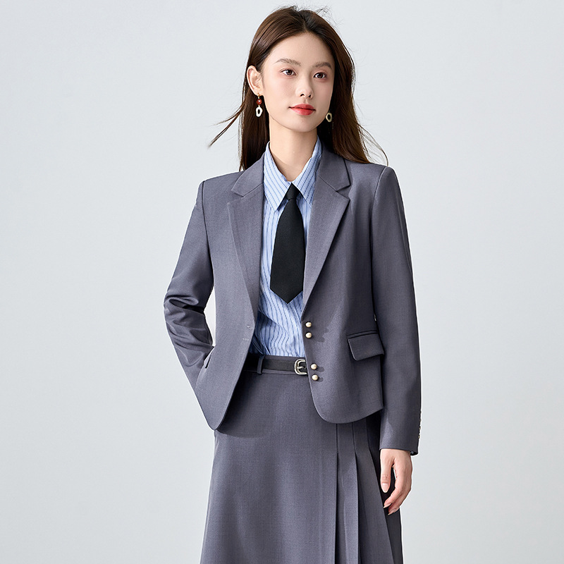 Women'S Formal Wear Petite - Blazer da donna per colloqui, abbigliamento