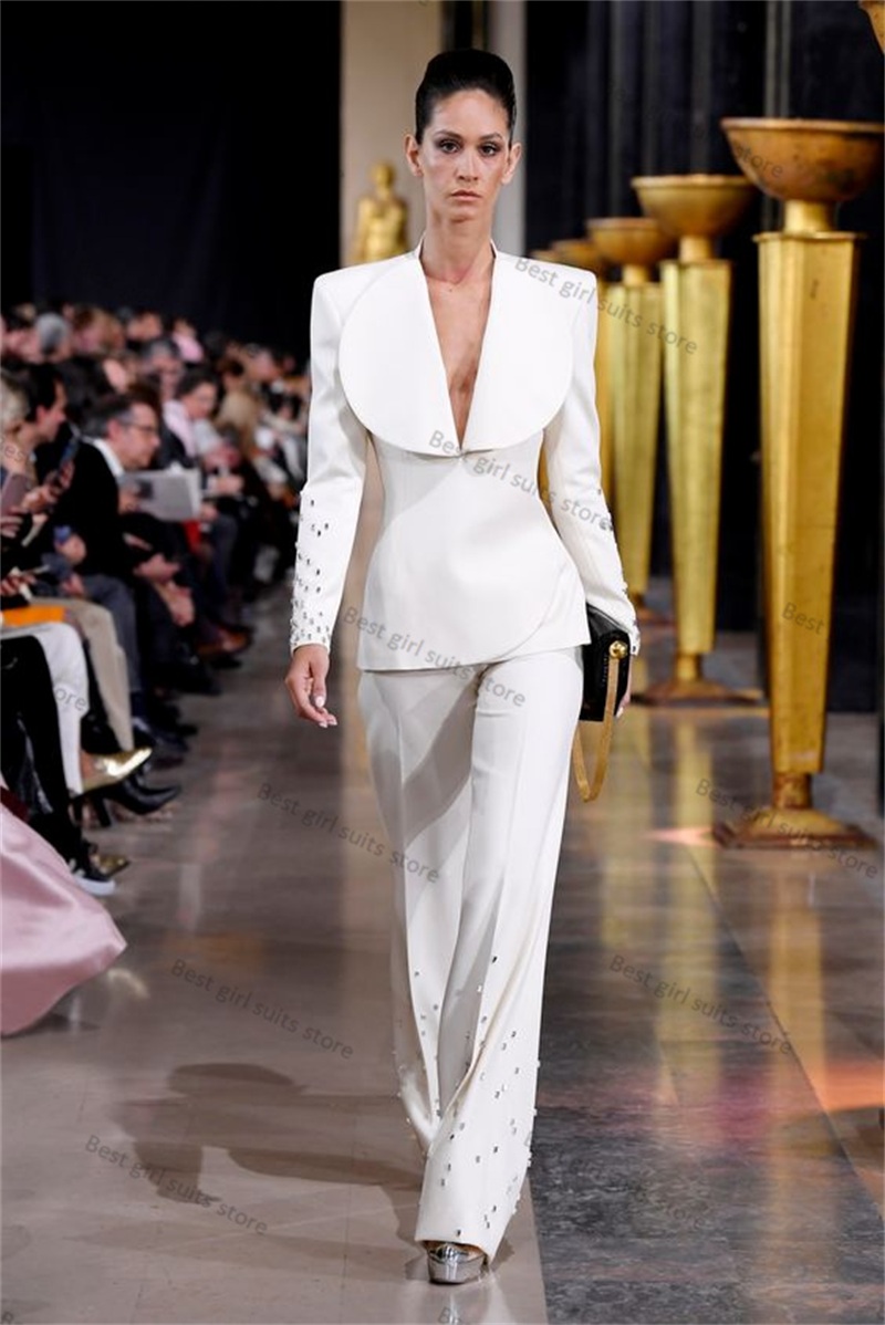Elegante abito da donna bianco - Women Formal Wear Tailor recensione e prezzo