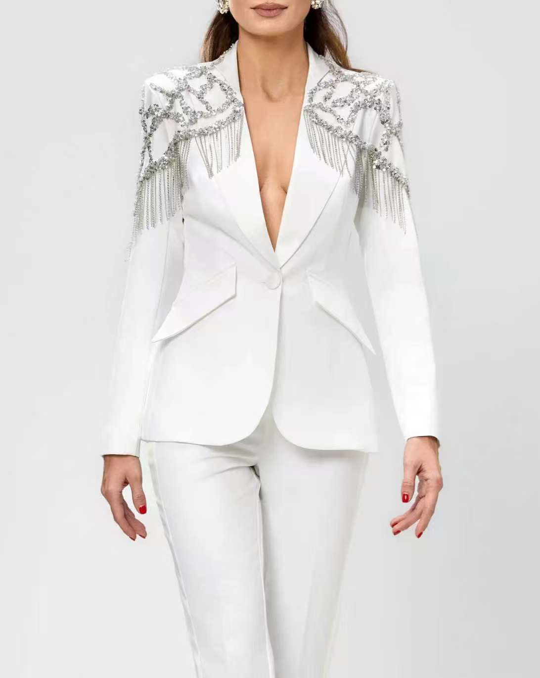 Completo da Donna con Cristall - Women'S Formal Wear Tuxedo recensione e prezzo