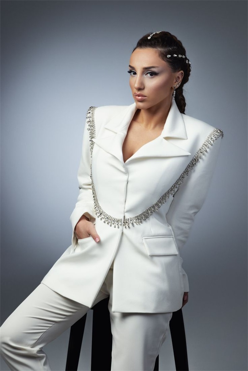 Abiti da donna bianchi elegant - Women'S Formal Wear Tuxedo recensione e prezzo