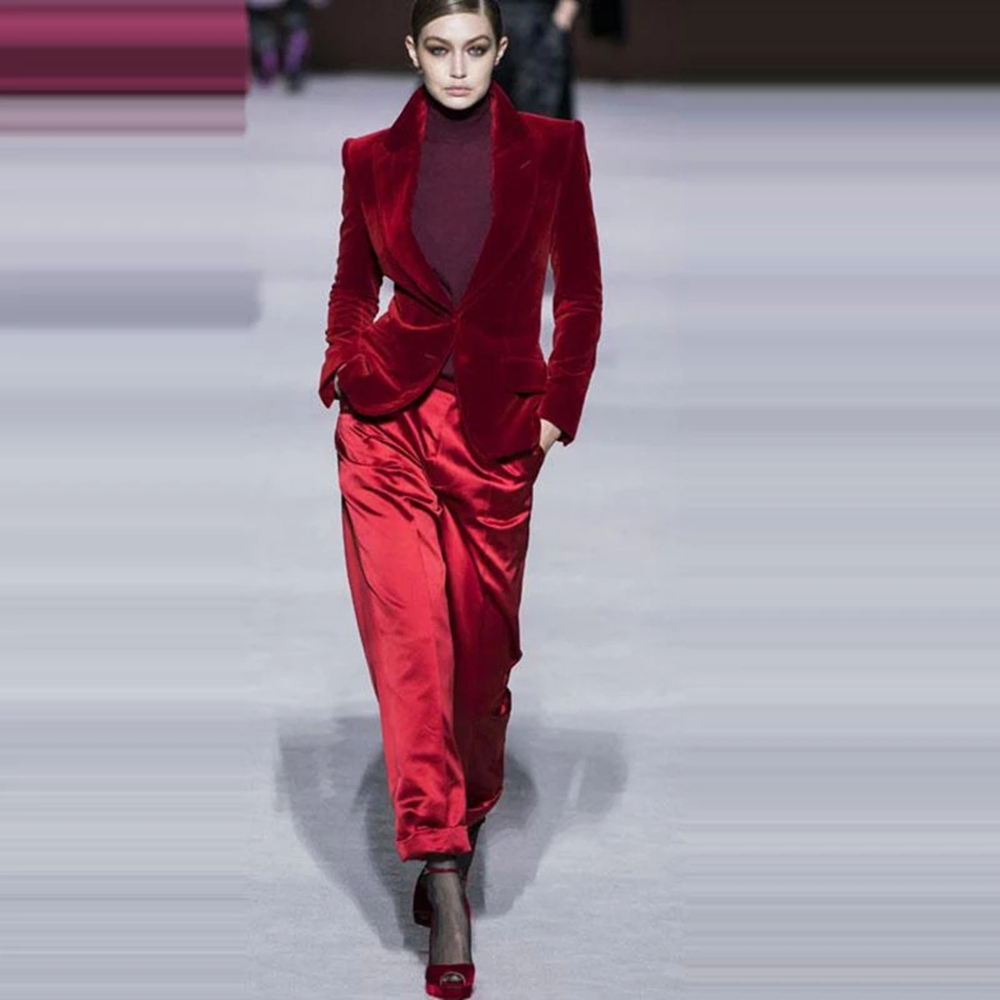 Abiti da donna pantaloni vino  - Women'S Formal Wear Tuxedo recensione e prezzo